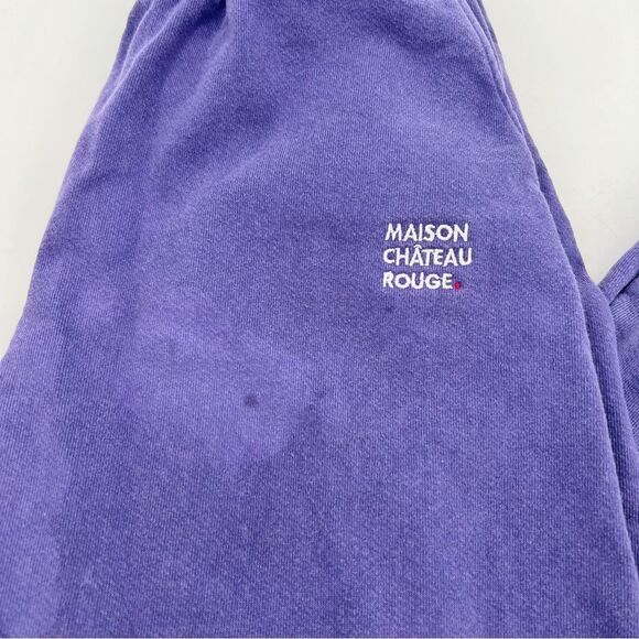 Maison Chateau Rouge Patalon Young Cut Violet Sweatpants Unisex (flaws) L - Picture 5 of 7